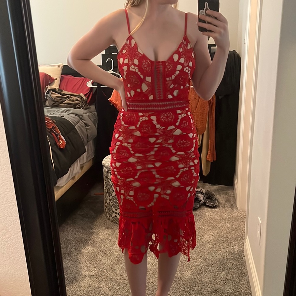 Vici red dress